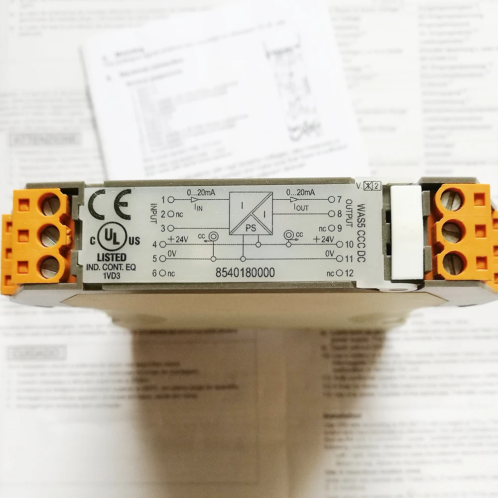 8540180000 For Weidmuller Signal Converter WAS5 CCC 0-20/0-20MA 1 8540180000 For Weidmuller Signal Converter WAS5 CCC 0 20 0 20MA