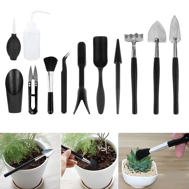 3-15 Db Kerti Ültetvénykészlet Zamatos Ültetési Diy Szerszámkészlet Átültetési Eszközök Miniatűr Kertészkedés Bonsai Szerszám Pozsgás Növények