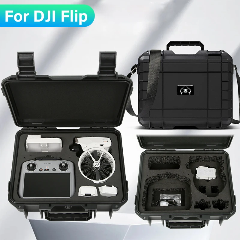 For Dji Flip Portable Storage Case Hard Shell Shoulder Box Explosion-proof Case for Dji Flip RC 2/RC N3 Drone Accessories