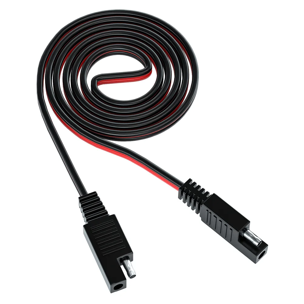CS-1423B1 듀얼 포트 빠른 분리 와이어 배터리, SAE 커넥터 소켓 케이블, 1m
