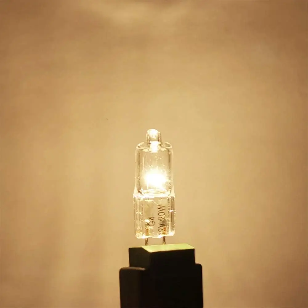 Halogen Bulb 5-Piece AC 6V 12V 24V G4 Halogen Bulb 10W 20W 35W G4 Halogen JC T3 24V Bi-Pin Base 10W Bulb Precision Light halogen bulb