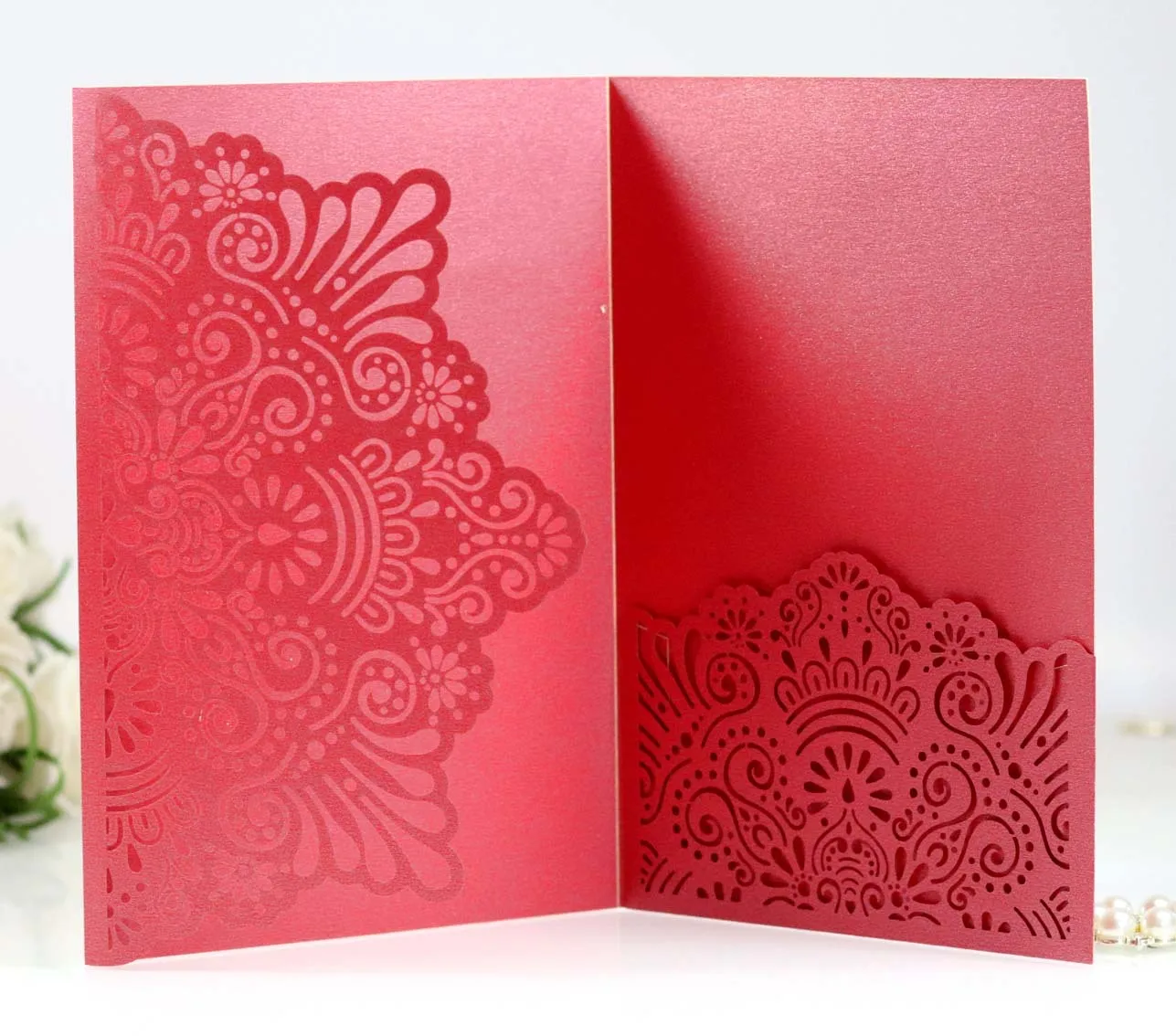 Pearlescent red