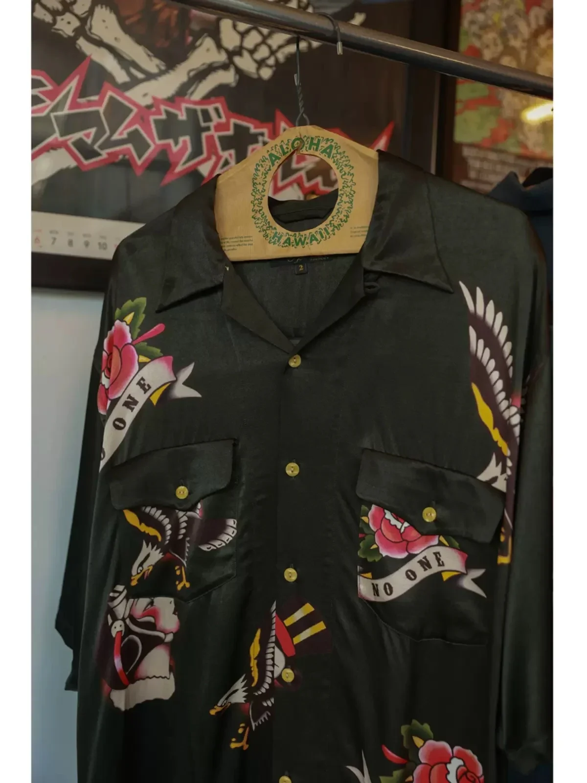 Second Order Rayon Hawaiian Aloha Shirt Retro Style Print Casual Wear Vacation Camp Shirt 2