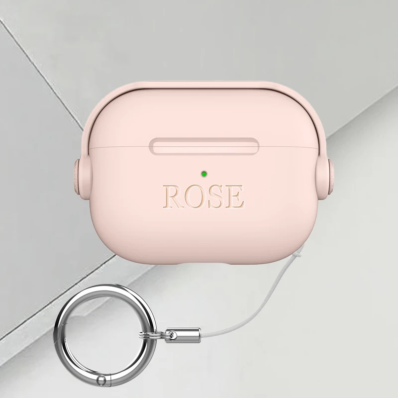 Personalized Customizable Laser Engraved Name Earphone Case in Soft TPU