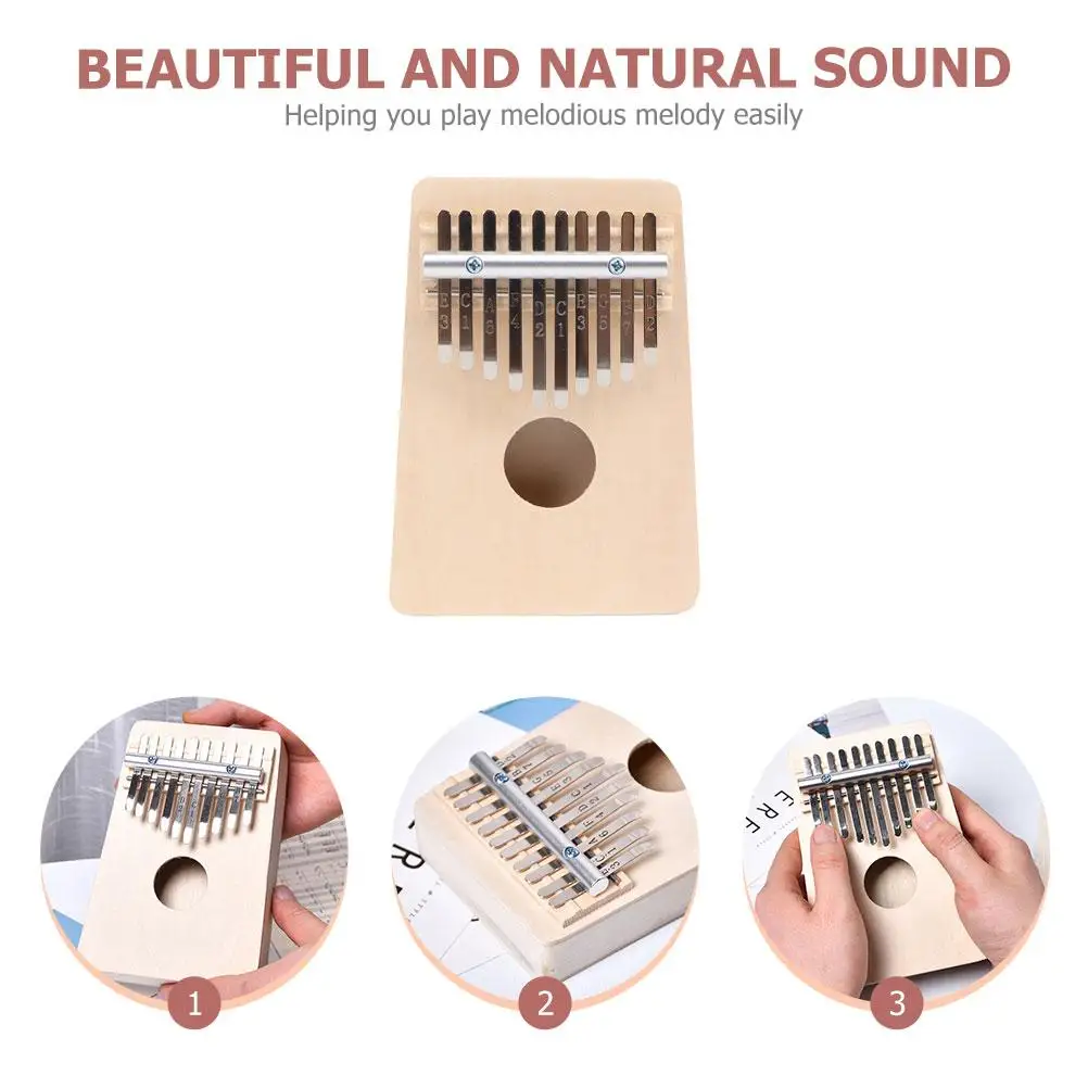 Portable Thumb Beginners Kalimba Finger Piano Mini Instruments Musical Finger Piano Gifts for Kids DIY Project