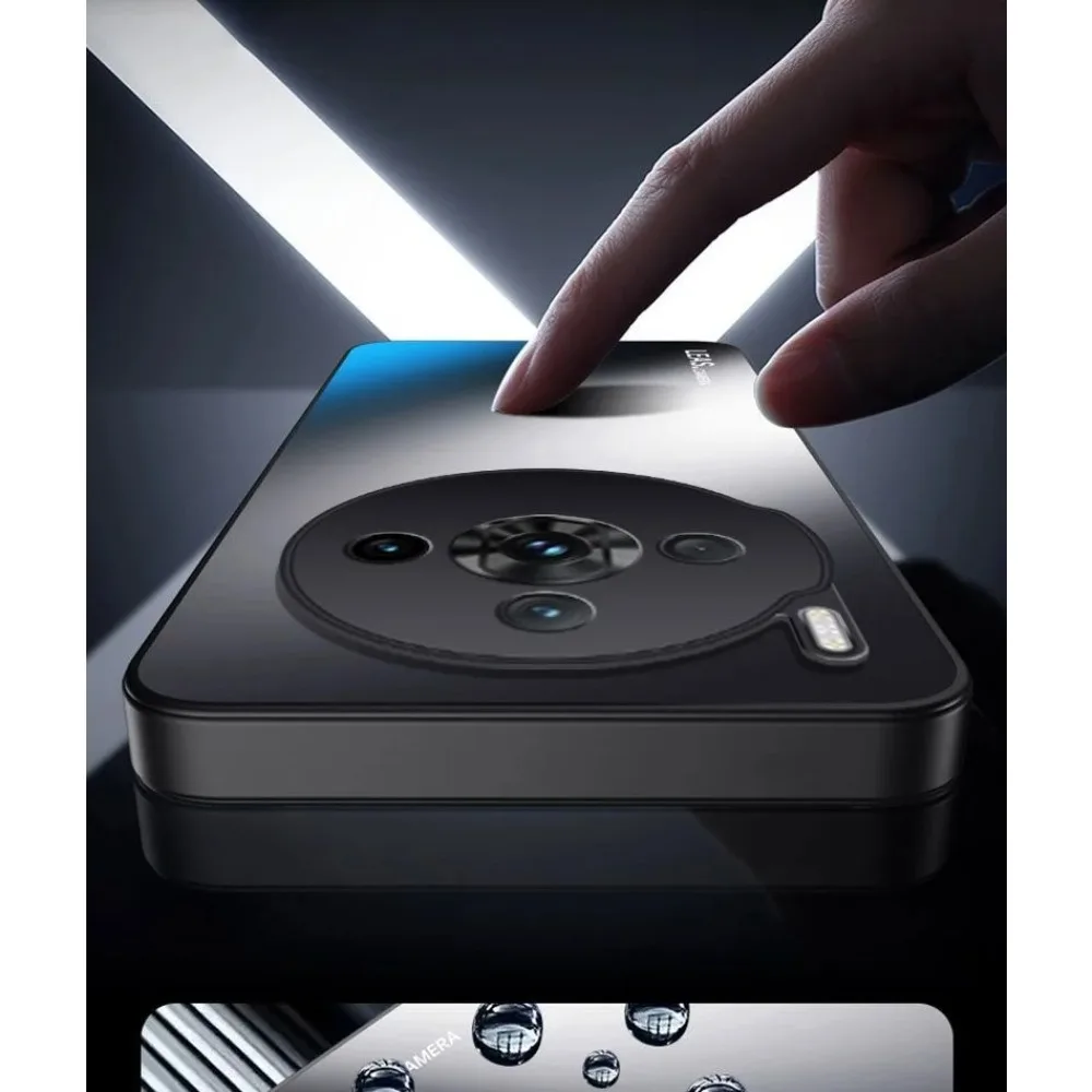 Shockproof Matte Case with 360° Rotating Ring Stand and Magnetic Back Cover