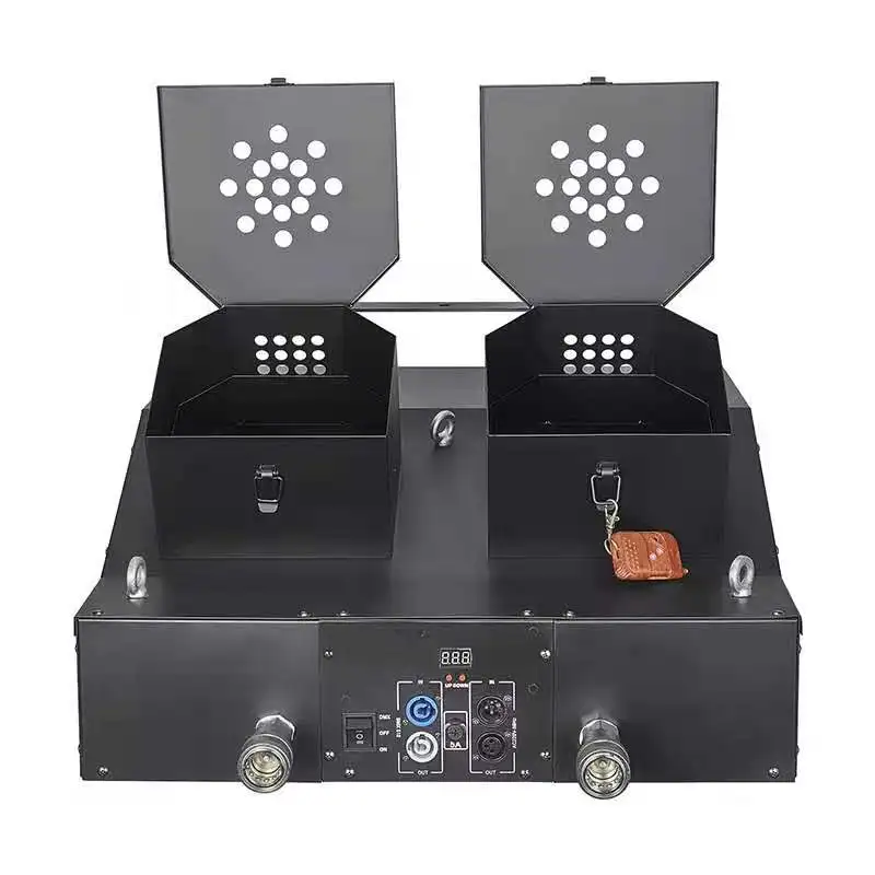 무대 조명 특수 효과 DMX512 슈퍼 무대 효과 스톰 칼럼 컬러 종이 기계, DJ 디스코 나이트 클럽 특수 효과