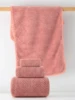 8-Piece Set [4 Square Towels + 2 Towels + 2 Bath Towels] Coral Velvet Foldable Combination Set, Can Be Used for Bathroom, Bedroom, Hotel, Outing and Other Places 6