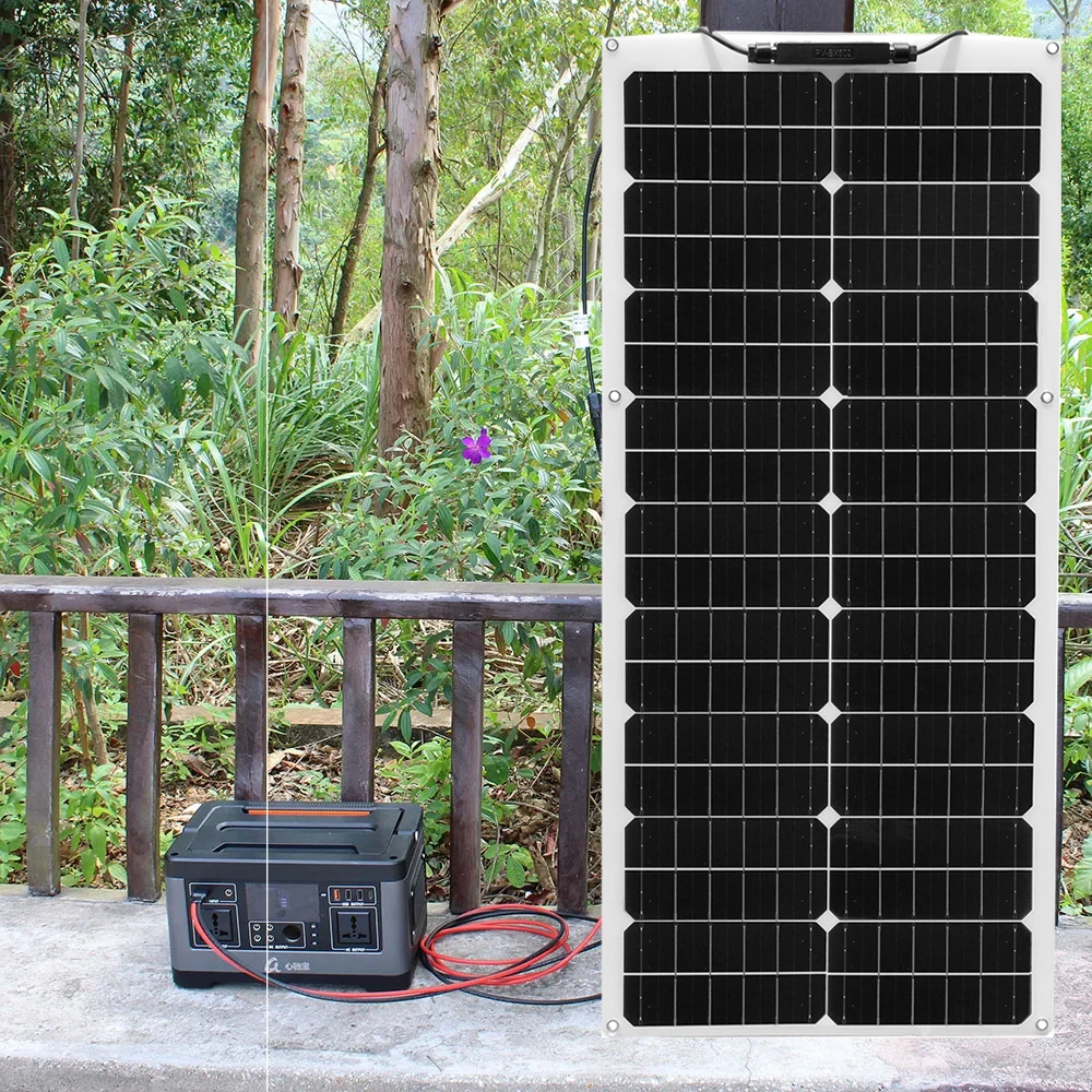 BOGUANG ETFE 또는 PET 유연한 태양 전지 패널 전원, 12V 배터리 자동차, RV 요트, 골프 카트 등 충전, 50W, 80W, 100W, 120W, 150W