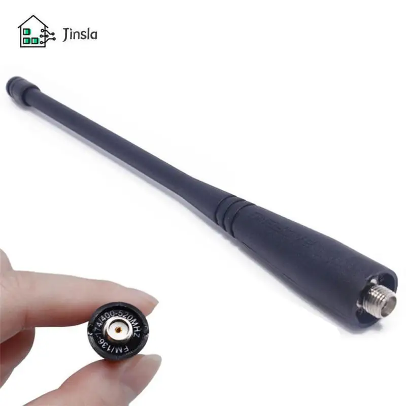 

Двухсегментная антенна с защитой от помех, нескользящая Поверхностная антенна, универсальная резиновая антенна длиной 17 см с разъемом Sma типа «мама»