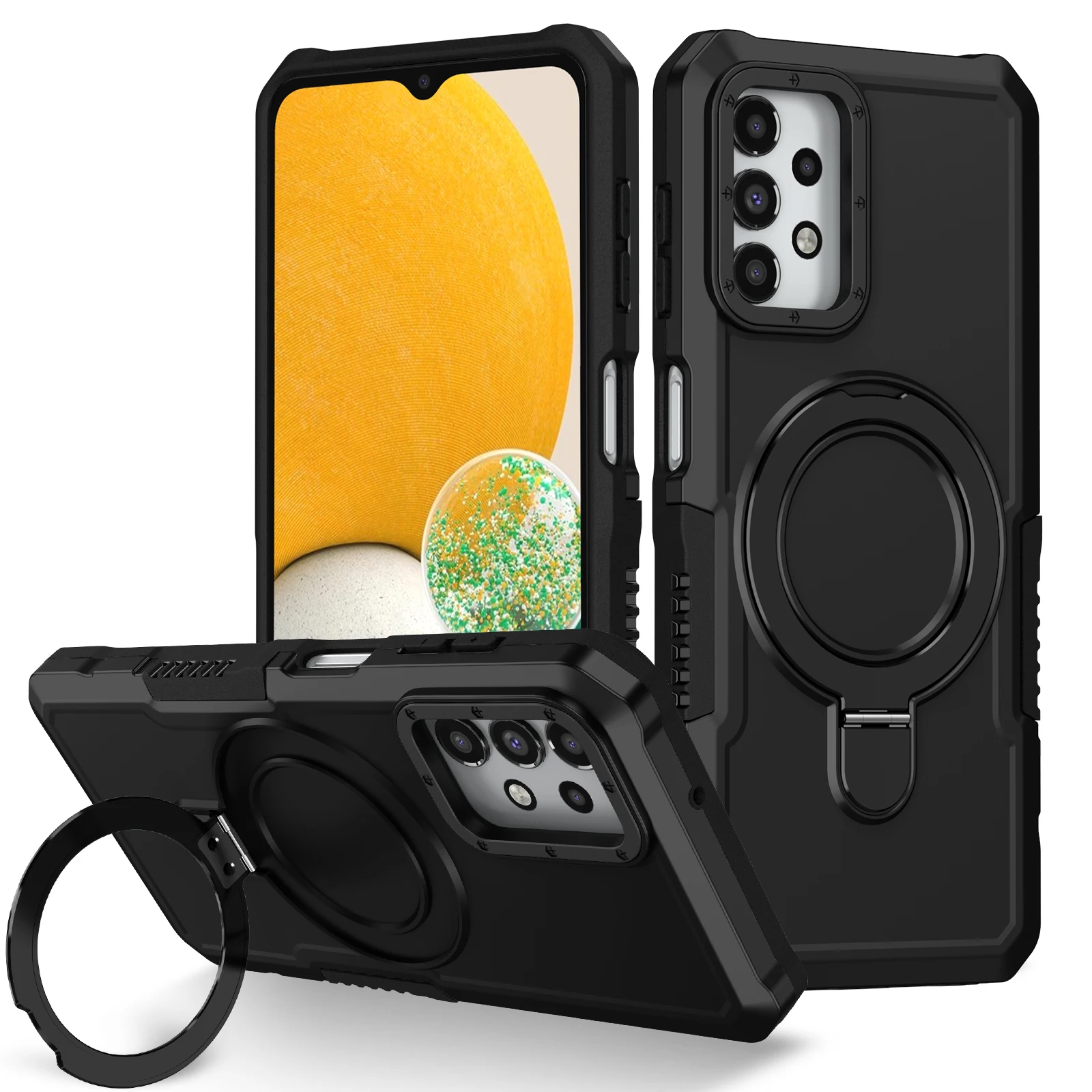 Universal Armor Shockproof Case with Bracket Cover