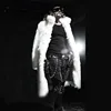 Men's Fashion Trend Personalized Imitation Fur Long Fur Coat 3