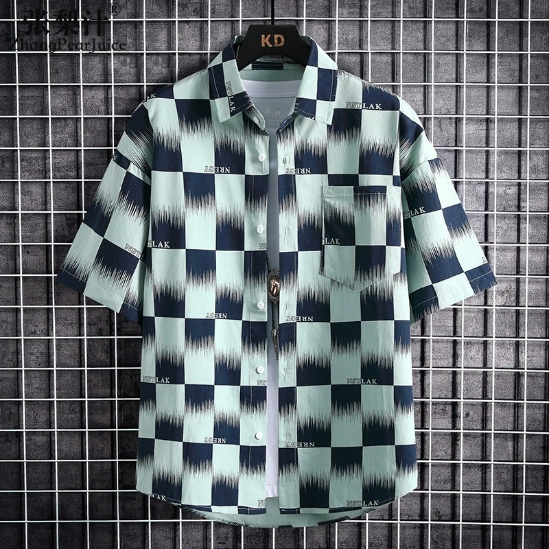 

Short Sleeved Shirt for Men's Summer Harajuku Shirts for Men Mens T Shirts Tshirt Vintage T Shirt Streetwear