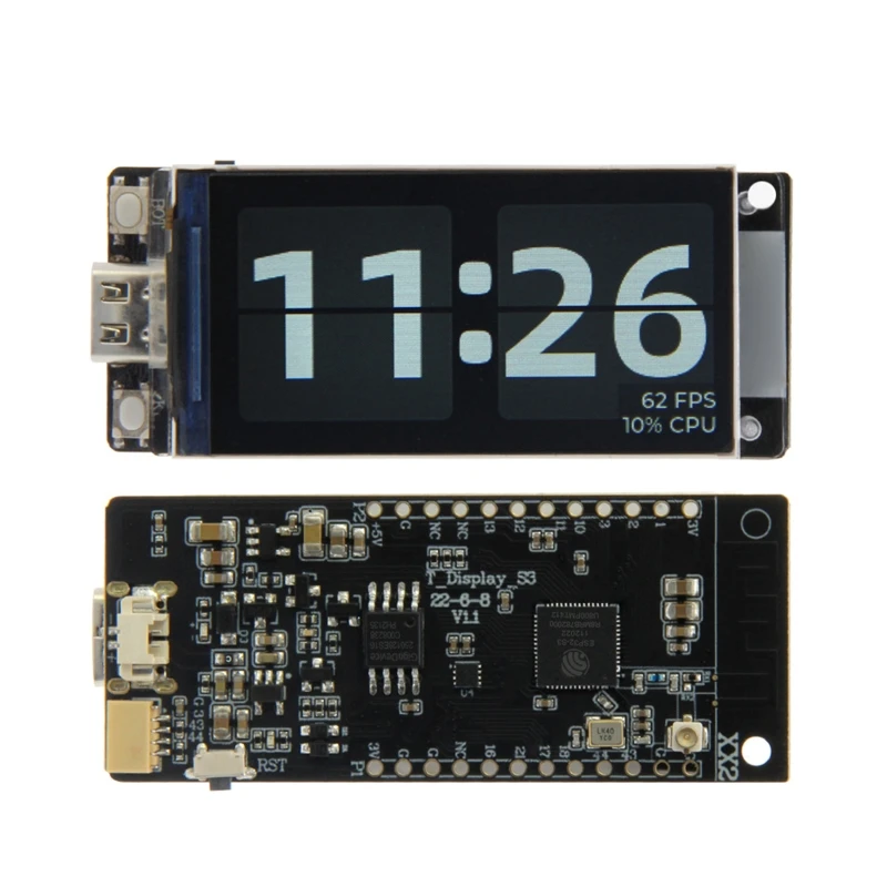 LILYGO T-Display-S3 ESP32-S3 1.9 LCD ÷  ,  Bluetooth-compatible5.0  , ST7789, 2022 ǰ