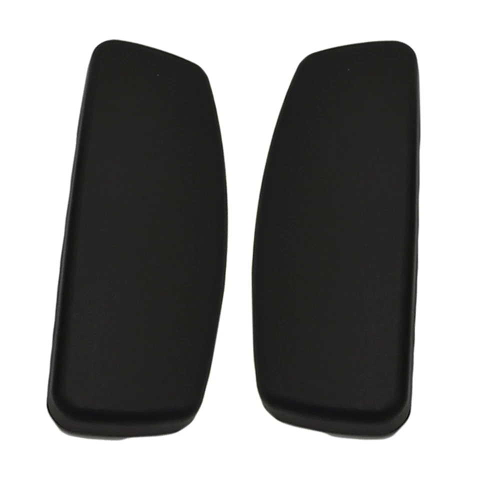 Wealrit 2 Pcs Office Chair Replacement Arm Pads Black Chair Armrest - View #2