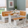 Kitchen Set, White, Five Piece Kitchen Dinings, Dining Room Sets 2