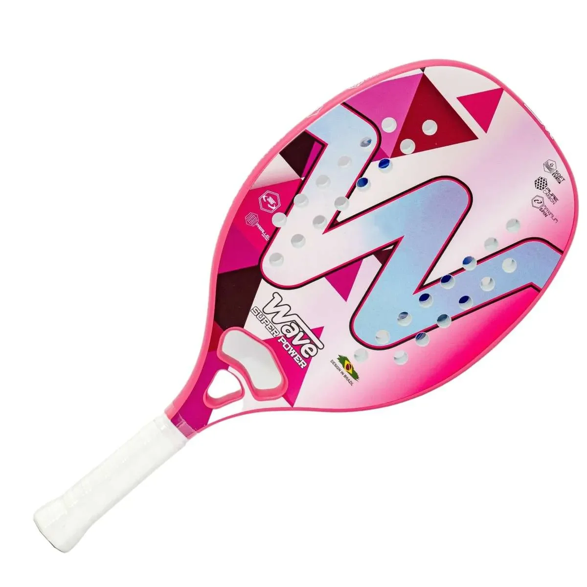WAVE Beach Tennis Racket Carbon Fiber Super power spin