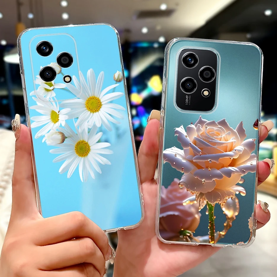 Colorful Flowers Fashion Painted Soft Slim Phone Case Cover