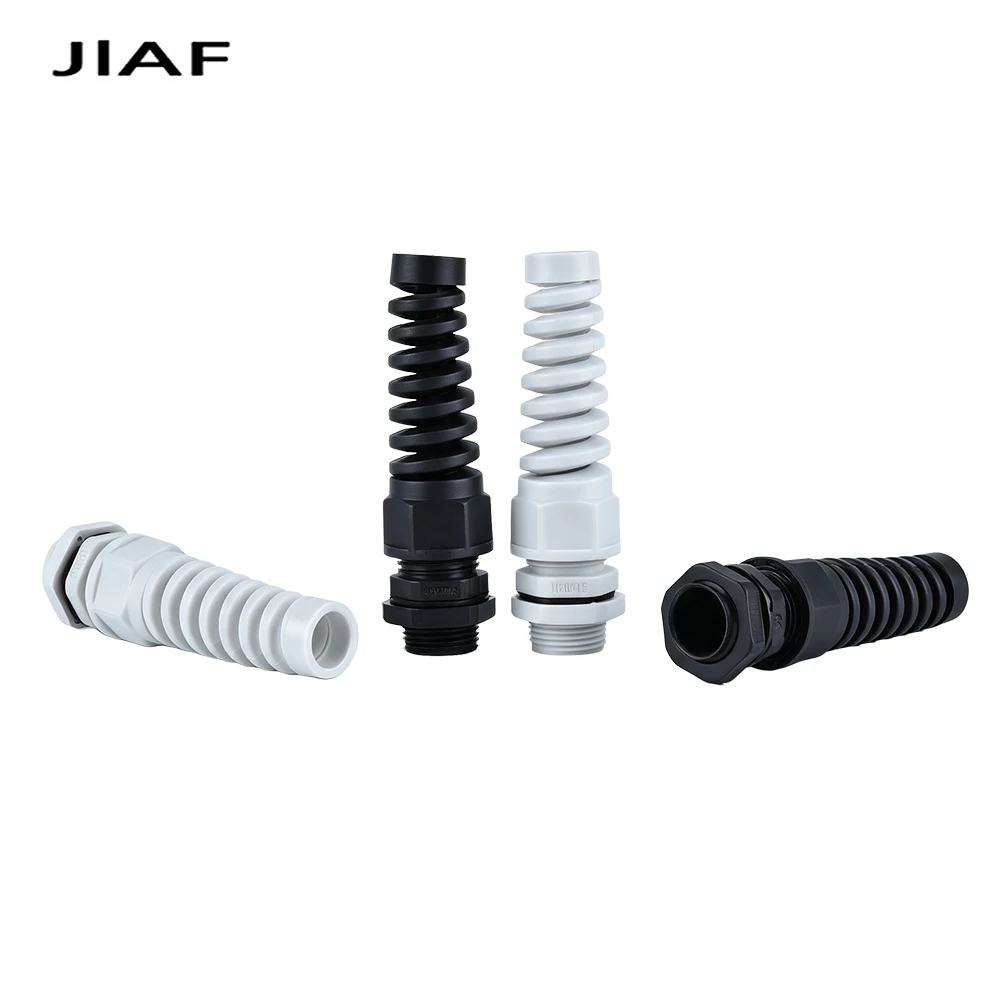5-Pack Waterproof Nylon Cable Gland Set – Durable Anti-Bending Torsion-Proof Connectors