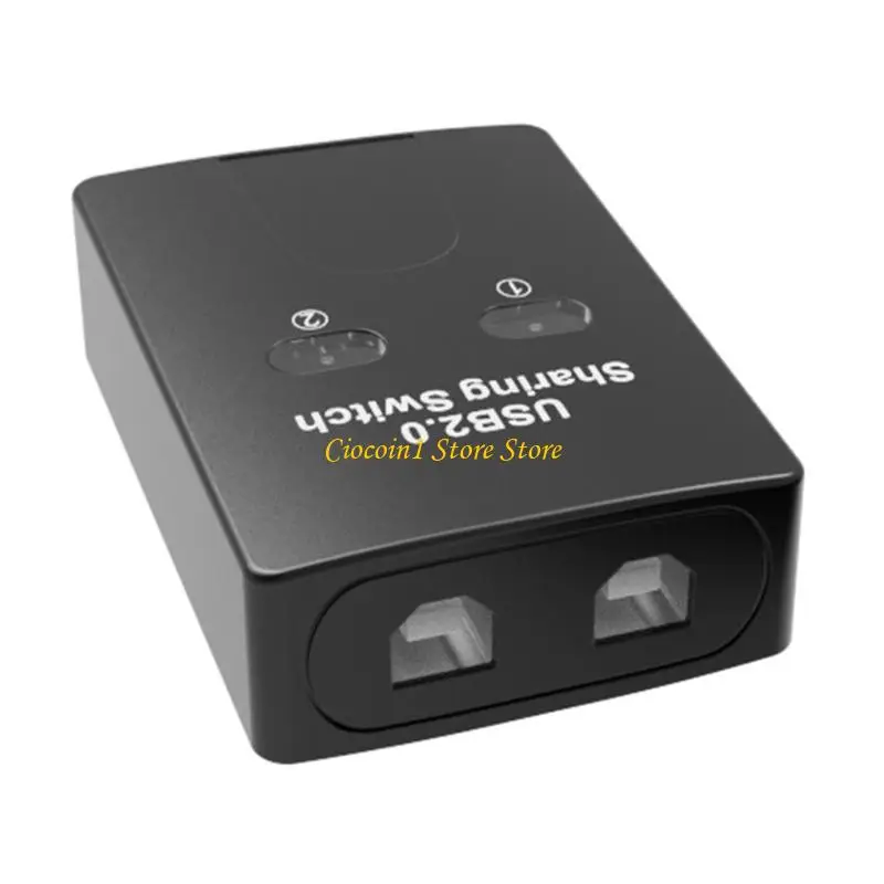 A3PC USB2.0 수동 공유 스위칭 프린터 공유 장치 USB 허브 2 in 1 Out