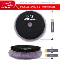 Sharkfox 5Pcs/lot 5/6 inch  Wool Polishing Pad High Density Lambs Woollen Polish Buffing Pad Car Polisher Buffing Waxing 2