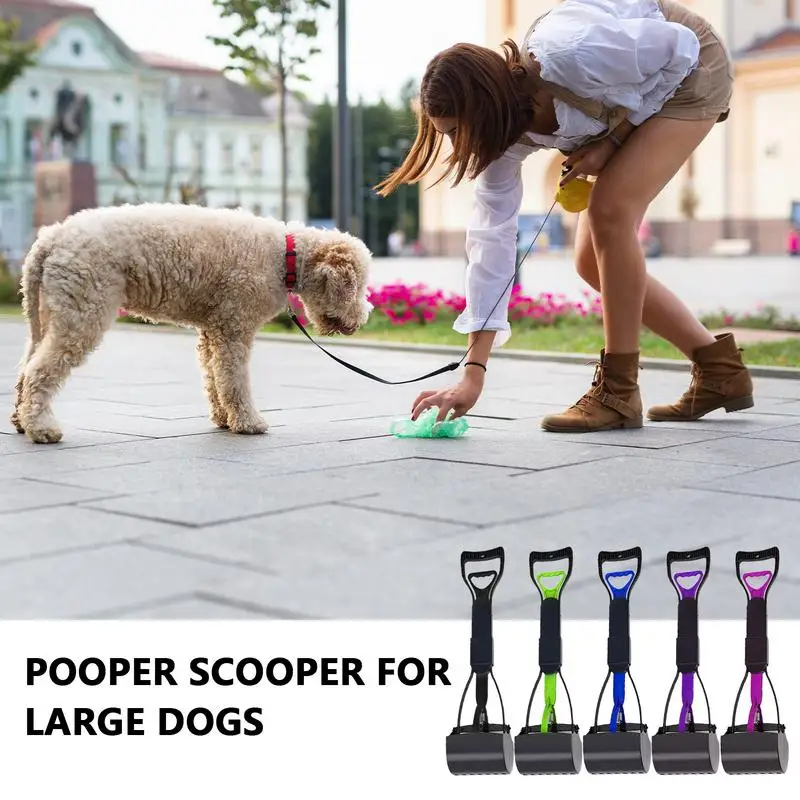 

Pet Pooper Scooper Cat Litter Litter Dog Long Handle Pet Pooper Cat Portable Poop Scooper With Pickup Tool Cat Cleaning Supplies