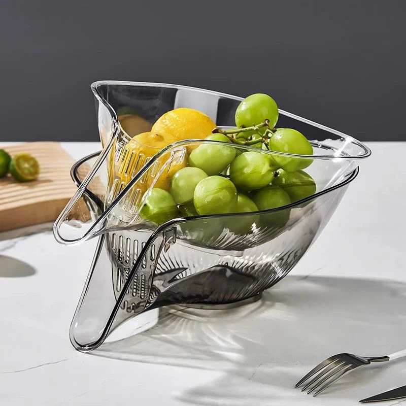 Multifunctional Drain Basket Drain Bowl Household Sink Vegetable Basin Kitchen Washikitchen Colanderng Fruit Plate Home