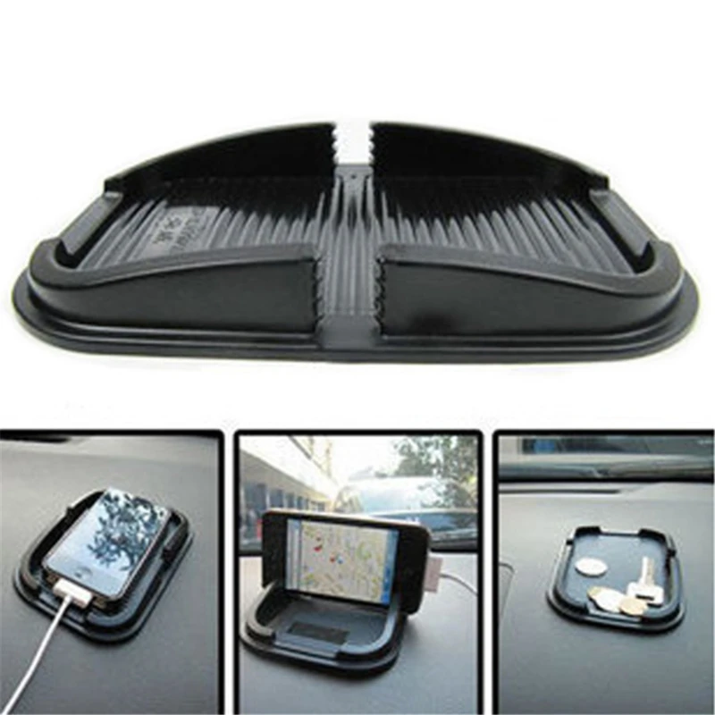Silicone Anti Slip Pad Silicone Anti Skid Pad Dashboard Phone Holder Dash Phone Holder Car Phone Holder Car Dashboard Non Slip Grip Pad Phone GPS Holder Auto Accessories Mat Anti-skid Silicone Mat
