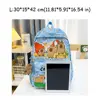 Cute Large Capacity Capybara Backpack Breathable Cartoon Student Schoolbag Nylon Ultra-light Book Bag 5