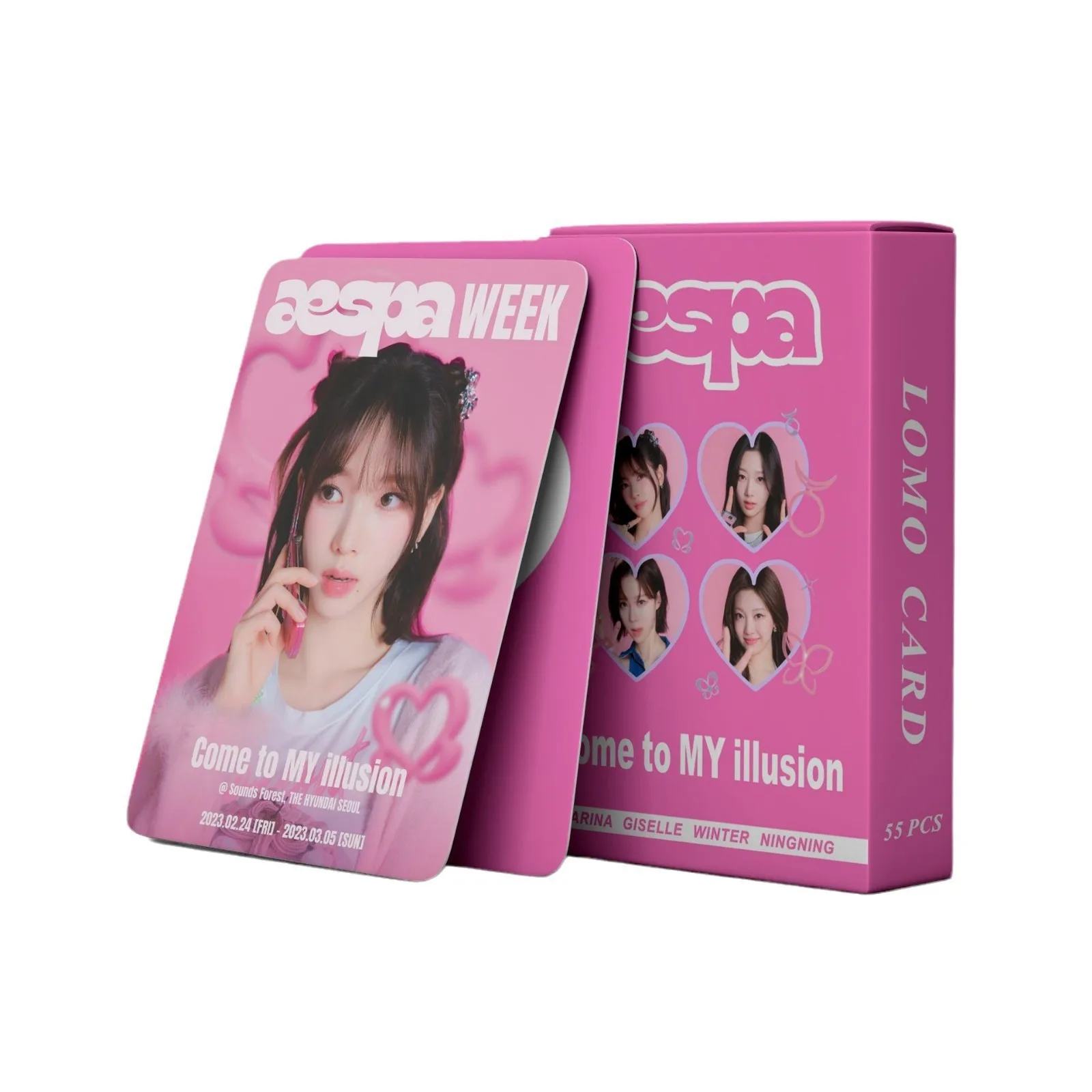 Kpop photo cards 55 Aespa Cards for Aespa Week Meet and Greet Event