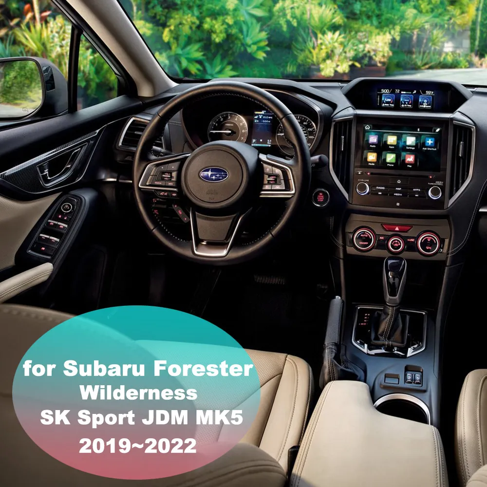 Car Wireles Charging Pad for Subaru Forester SK Sport JDM MK5 Wilderness 2019~2022 Phone Fast Charger Plate Accessorie 2020 2021