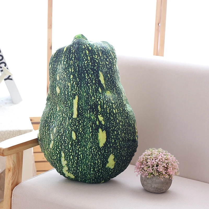 Lifelike Fruits Plush Toy Stuff Fruit Pillow Strawberry Pineapple Durian Hami Melon Eggplant Carrot Decorative Toy Throw Pillow