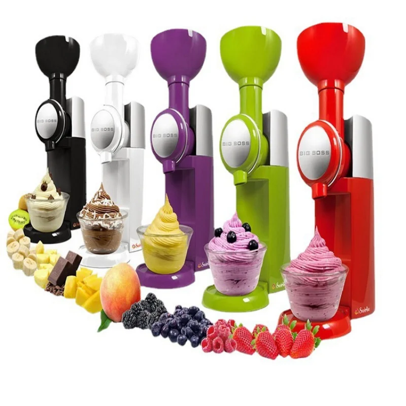 Máquina Automática de Sorvete de Alívio de Calor Faça Você Mesmo Fazendo Cone de Frutas Fabricante de Sobremesas Congeladas Caseiro Verão Picolés Doméstico