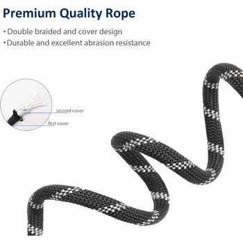 Dog Training Slip Leash, No Pull, Durable Reflective Lead, Puppy Heavy Duty Loop Rope, Comfortable Handle, 6 ft, 3/8 inch, diam 4