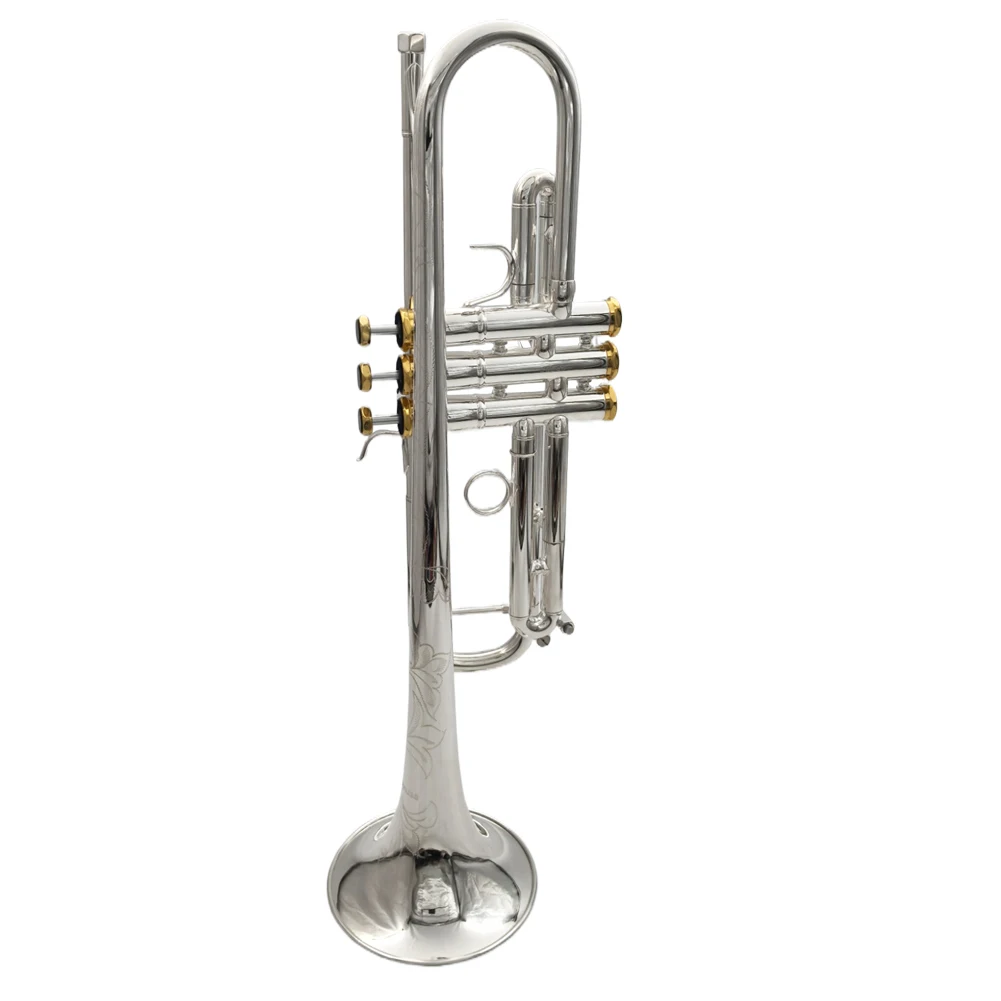 Eastern Music classic reverse leadpipe design .460&rdquo; ML bore with a one-piece Yellow Brass Bell trumpet