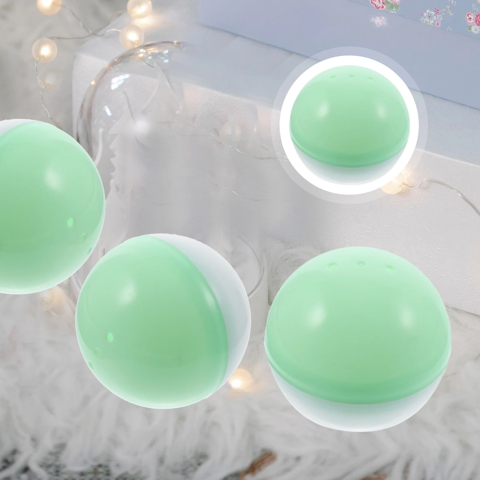 10 Pcs Gumball Machine Gashapon Storage Box Candy Display Filler Capsule Container