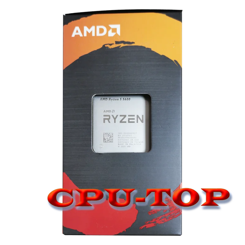 most powerful cpu New AMD Ryzen 5 5600 R5 5600 3.5 GHz Six-Core 12-Thread CPU Processor 7NM 65W L3=32M 100-000000927 Socket AM4 With fan latest processor