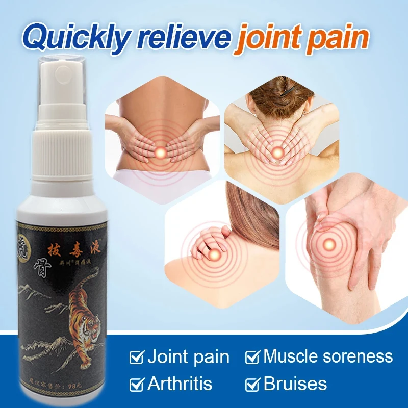 ZB Analgesic spray for arthralgia, knee pain, back pain, relief, massage, muscle strain, detumescence, and analgesia spray