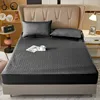 Waterproof Fitted Sheet, Thickened Quilted 100% Waterproof Mattress Cover, Mattress Protector, Bed Cover For Living Room 160x200 5