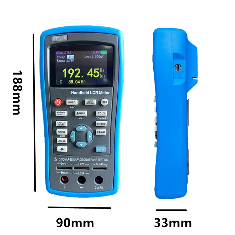 Handheld LCR Digital Bridge Capacitance Inductance Resistance Tester Professional LCR Meter Tester East ET430 ET432 ET433 digital bridge tester,lcr tester