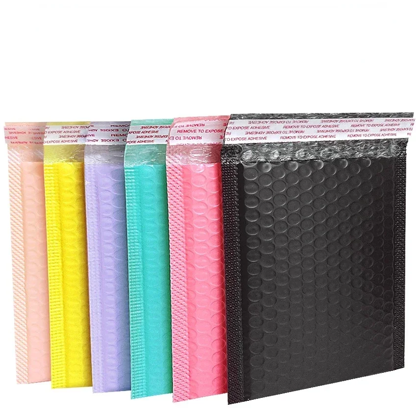 15*20/20*25CM 버블 메일러 10PCS 셀프 인감 포장 소규모 비즈니스 용품 패딩 봉투 버블 봉투 메일 링 가방