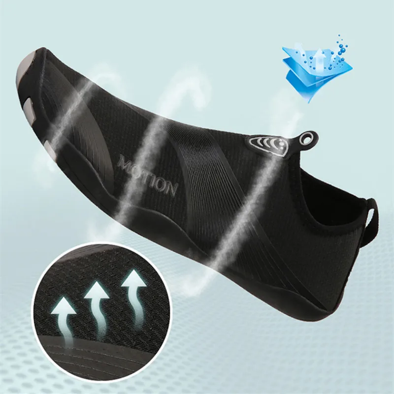 Breathable Nonslip Barefoot Beach Water Sports Shoes Men Women Comfortable Upstream Trekking Wading Shoes Quick Dry Aqua
