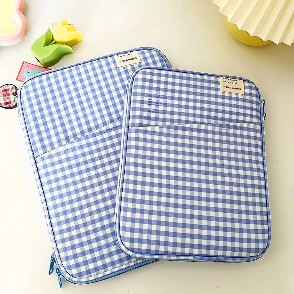Versatile Shockproof Tablet Sleeve with Multi-Pocket Storage