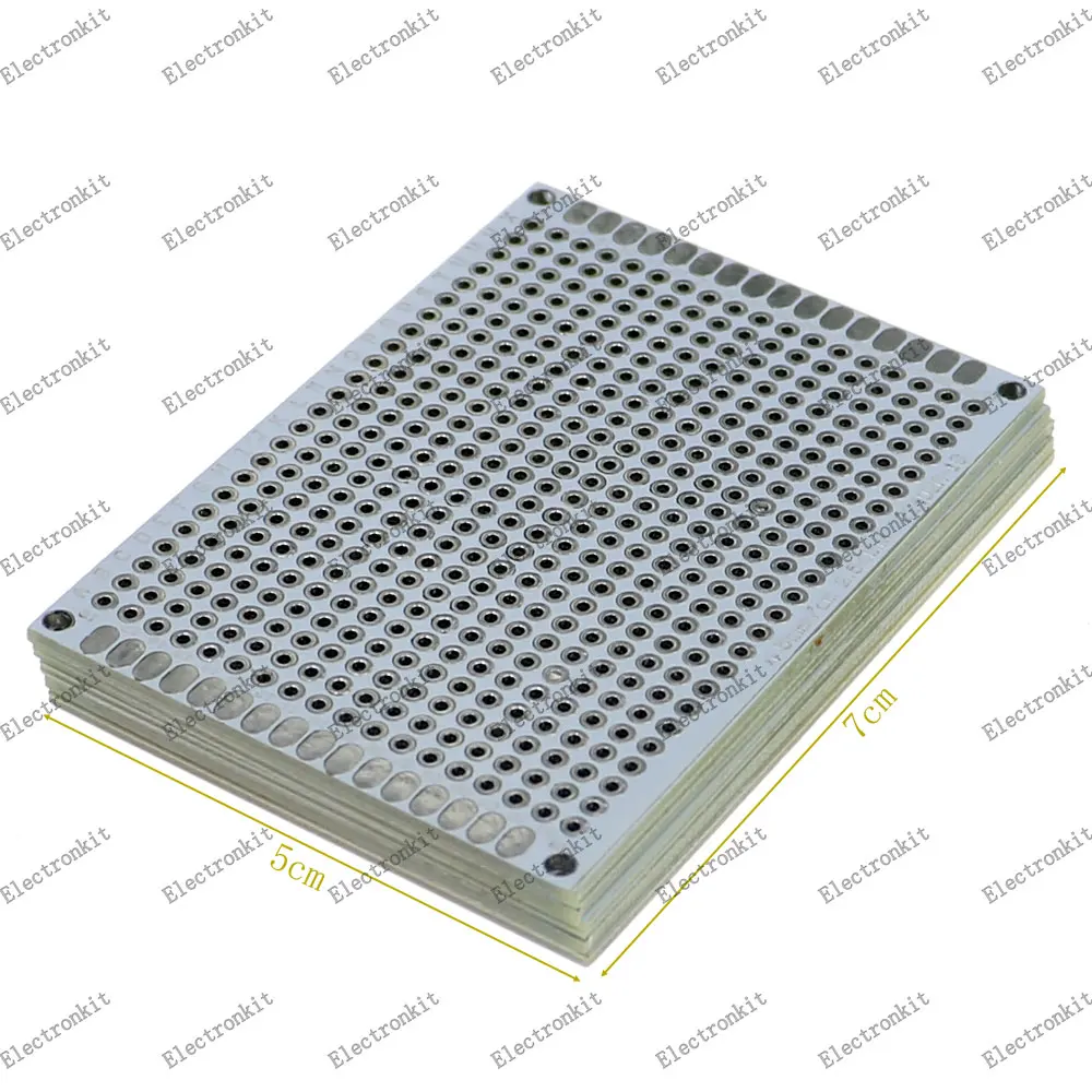 20 개/몫 PCB 프로토 타입 보드 회로 프로토 보드 범용 스트립 보드 프로토 타이핑 Veroboard 2x8 3x7 4x6 5x7 5Pcs 각 믹스 화이트