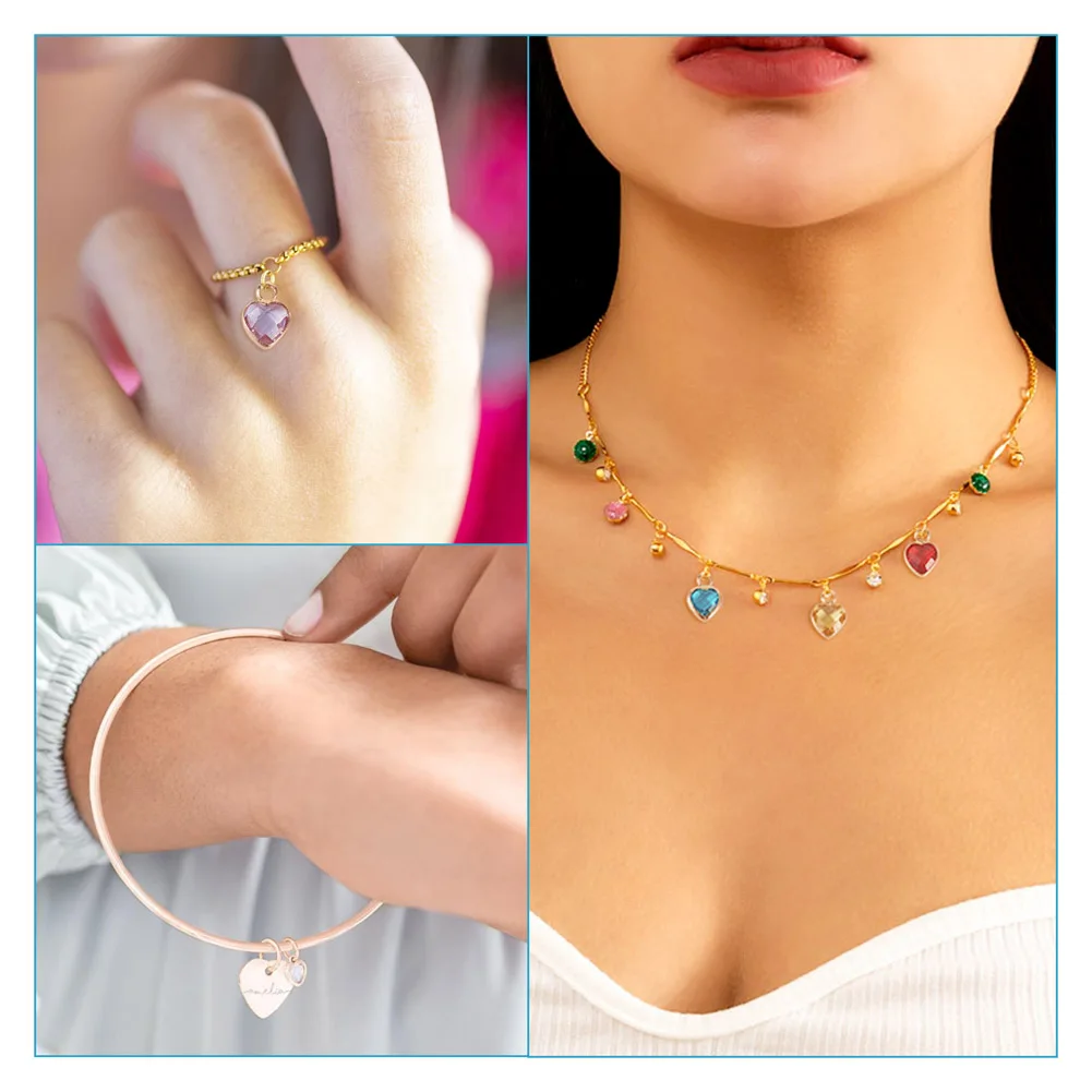 50Pcs/box Brass Flower Beads Alloy Letter A-Z Charms Beads Birthstone Glass Pendant for Bracelet Necklace DIY Jewerly Making