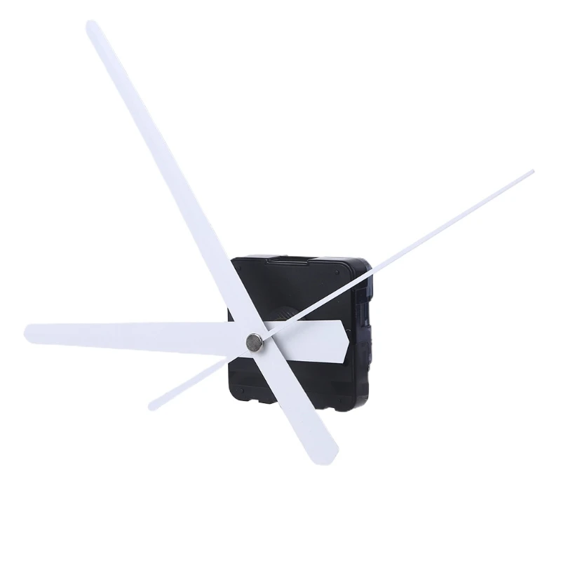 DIY Quartz Wall Clock Movement Mechanism Hands Battery Operated Repair Parts Set DIY White Pointer wall clock movement quartz clock movement clock accessory kit