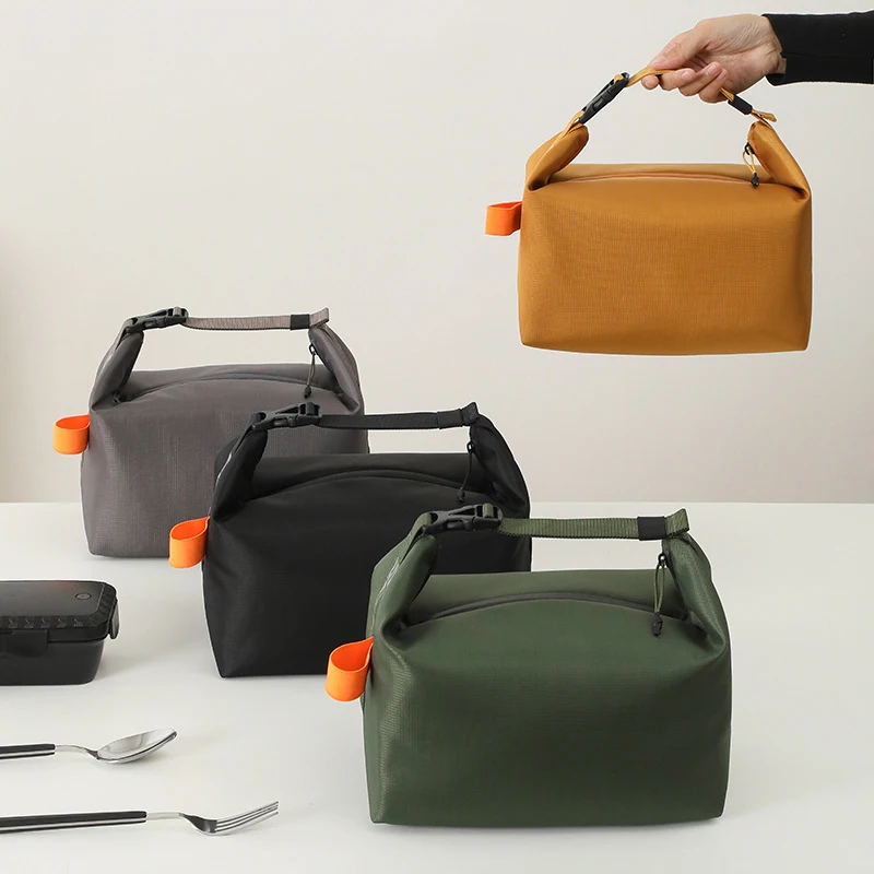 1PC Camping Insulated Lunch Pack Insulated Bento Bag Aluminium Foil Lunchbox Ice Bag Portable Dinner Picnic Food Storage Handbag