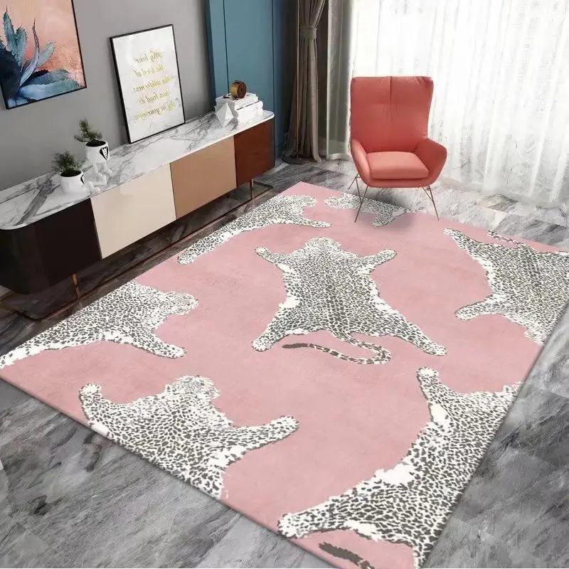 Modern Light Luxury Style Decoration Bedroom Carpet Simplicity Living Room Rugs Sofa Coffee Tables Mats Cloakroom Study Foot Mat 2