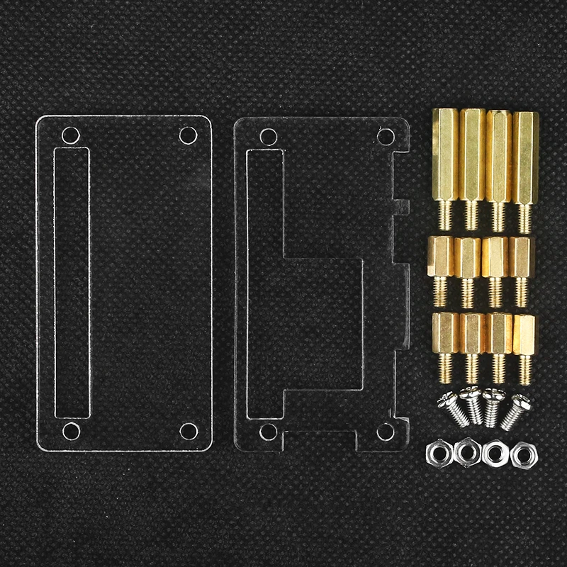 Orange Pi Case Orange Pi Zero 2W Acrylic Case Protective Shell for Orange Pi Zero 2 W and Expansion Board