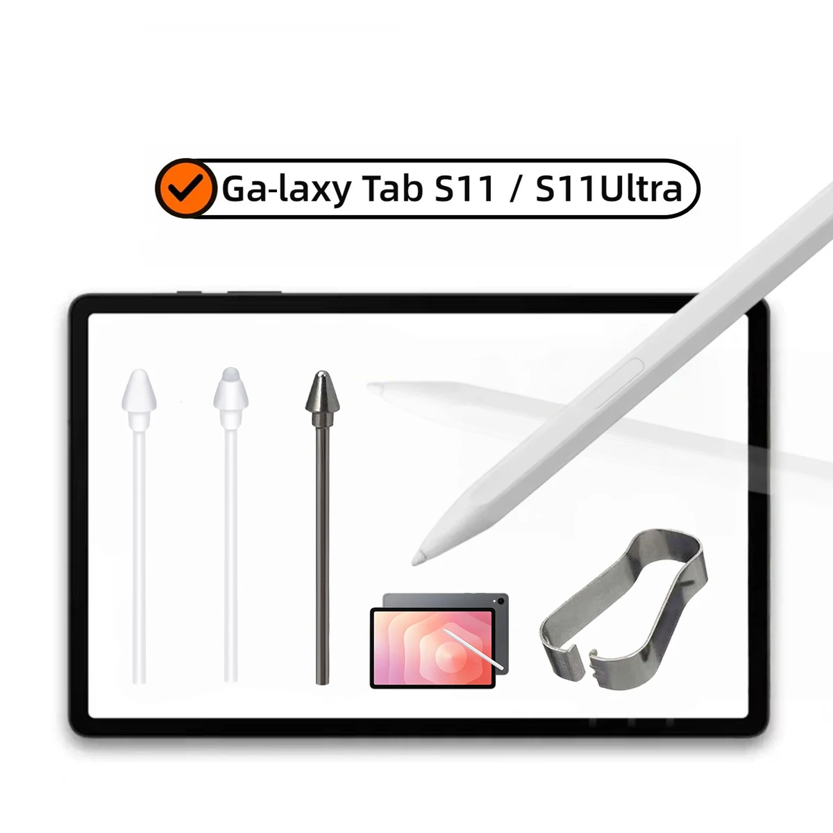 Stylus Pen Tips with Removal Tweezer